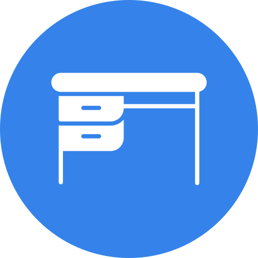 Desk - free icon