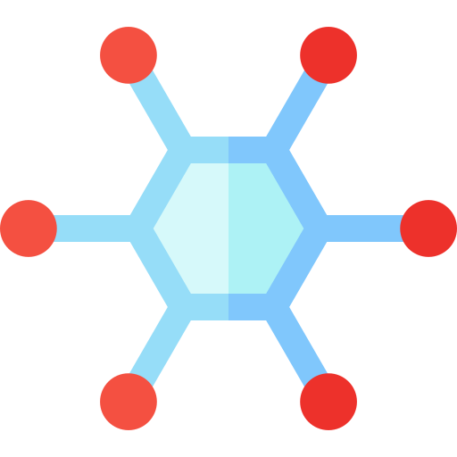 Enzyme Basic Straight Flat Icon