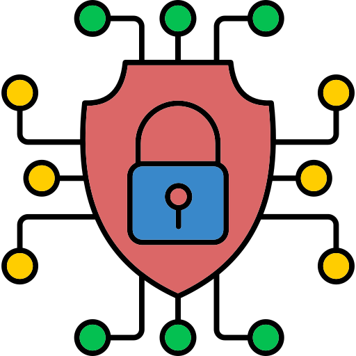 Network security Generic color lineal-color icon