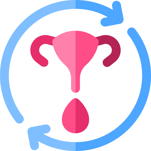 ciclo menstrual icono gratis