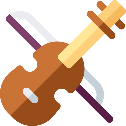 violín icono gratis