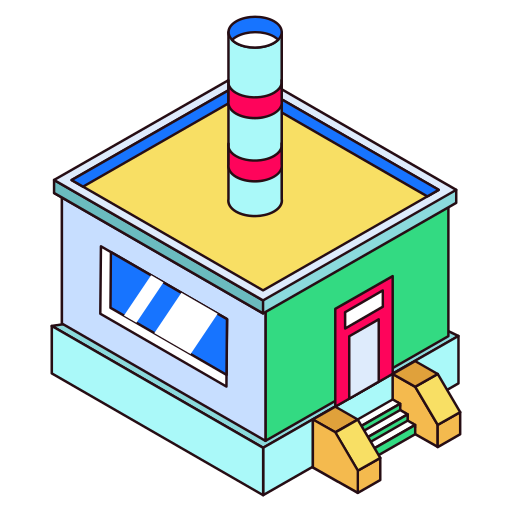 Warehouse Generic color lineal-color icon