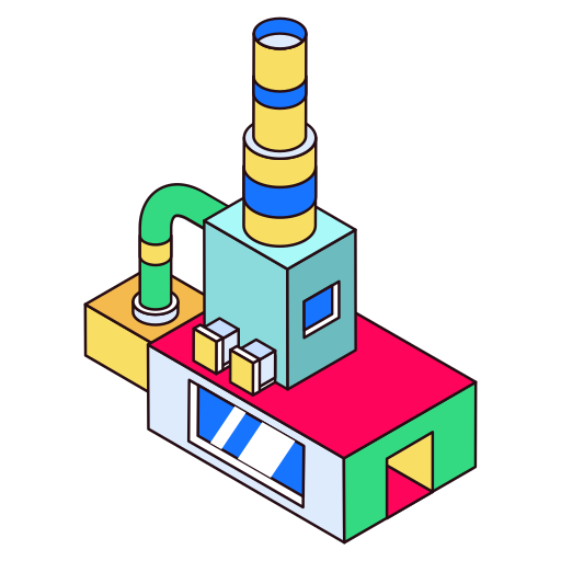 Industry Generic color lineal-color icon