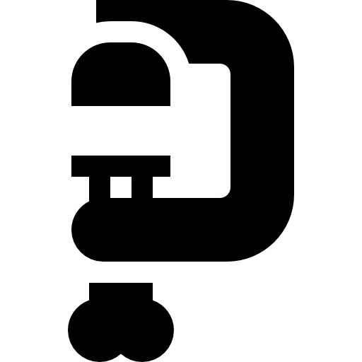 Clamp free icon