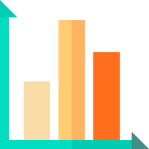 Diagram Basic Straight Flat icon