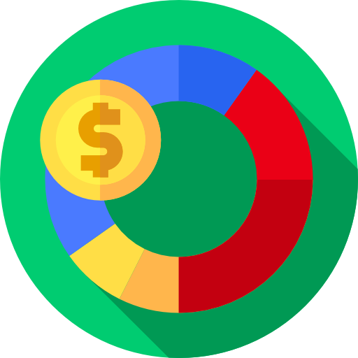 gráfico circular icono gratis