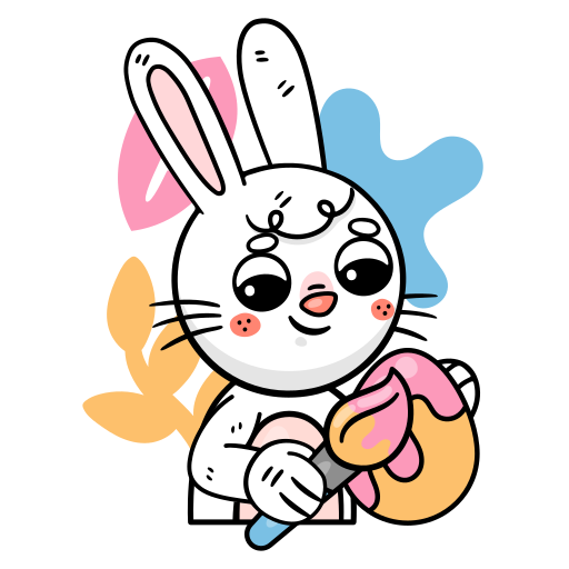 Bunny free sticker Bunny free sticker