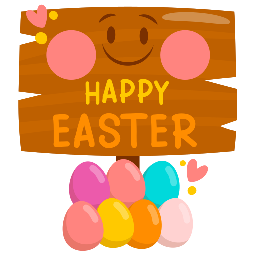 pâques gratuit sticker