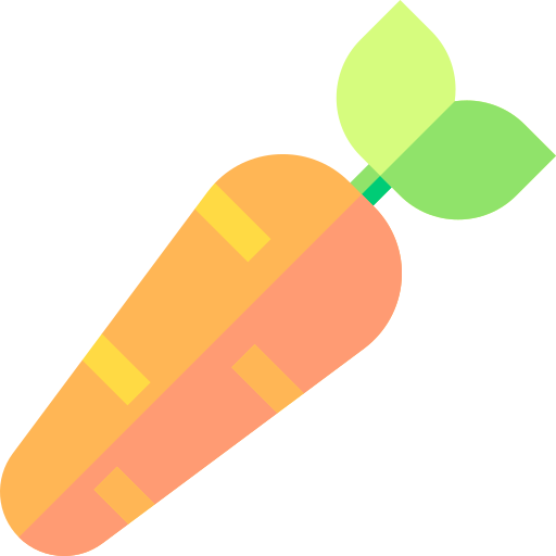 Carrot Basic Straight Flat icon