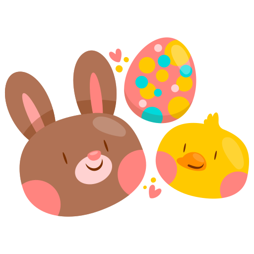 pâques gratuit sticker