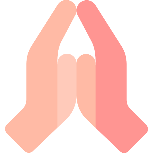 Pray Basic Rounded Flat icon