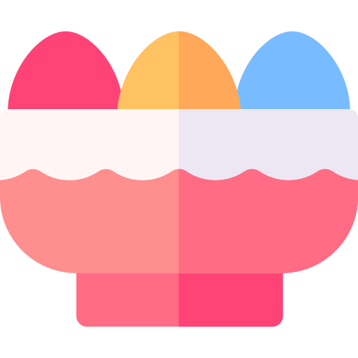 huevos de pascua icono gratis