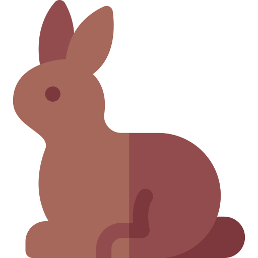 Easter bunny Basic Rounded Flat icon