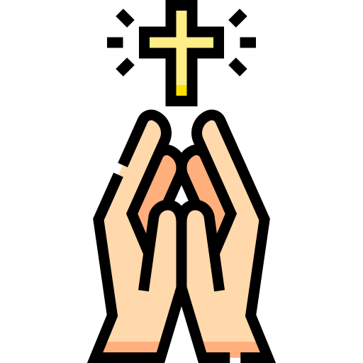 Pray Detailed Straight Lineal color icon