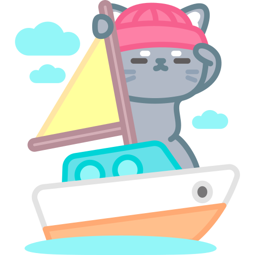 Boat free sticker Boat free sticker