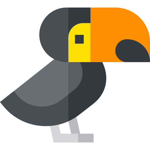 Toucan Basic Straight Flat icon