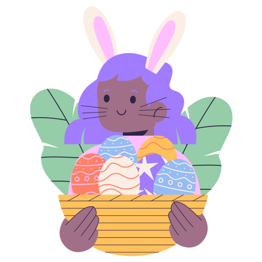 Easter eggs free sticker Easter eggs free sticker