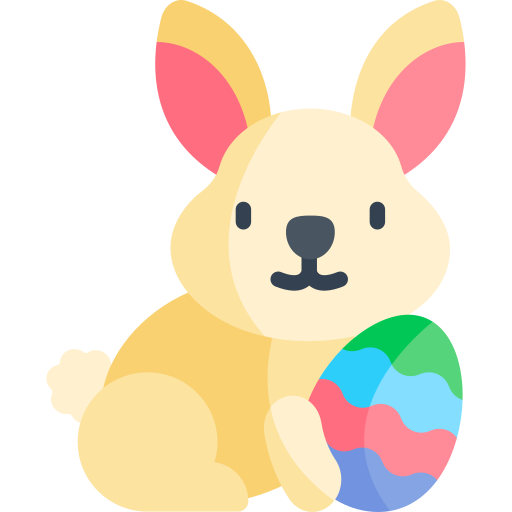 conejo de pascua icono gratis