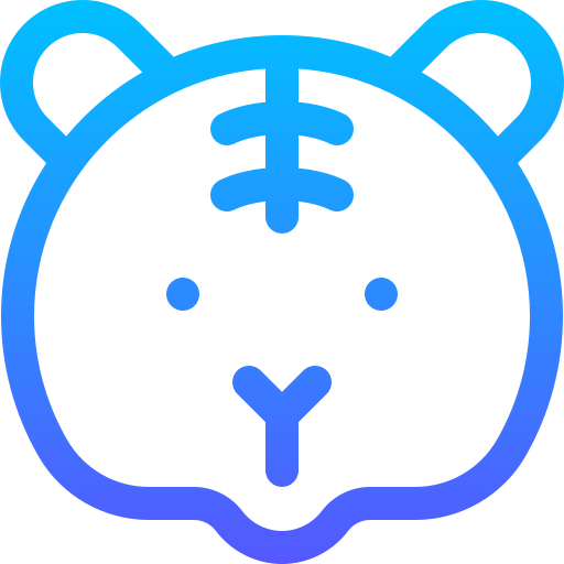 Tiger Basic Gradient Lineal color icon