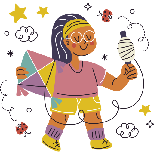 Kite free sticker