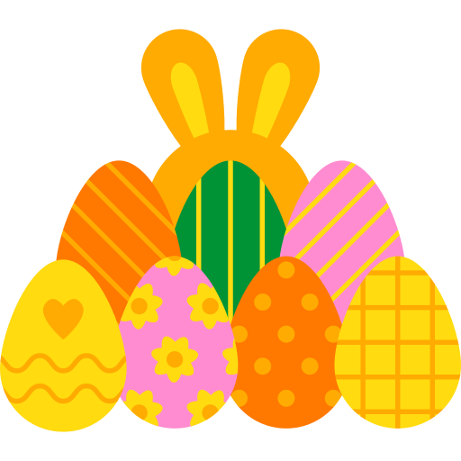 Easter eggs free sticker Easter eggs free sticker