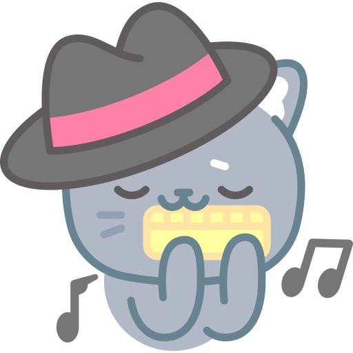 Harmonica free sticker