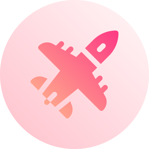 Jet Basic Gradient Circular icon