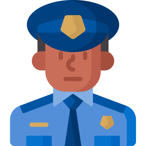 policía icono gratis