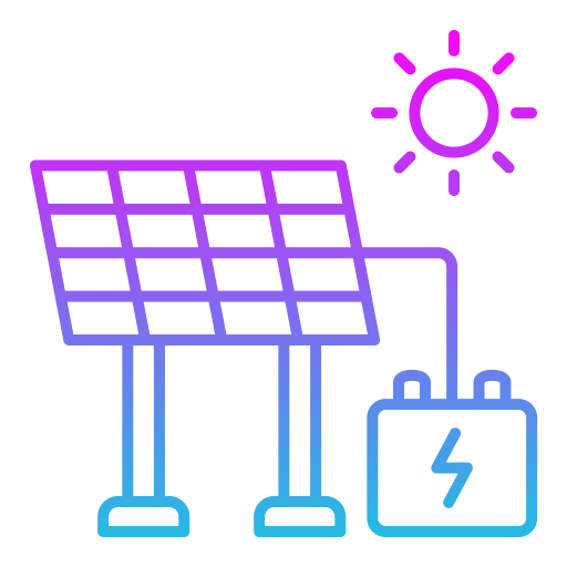 energía solar icono gratis