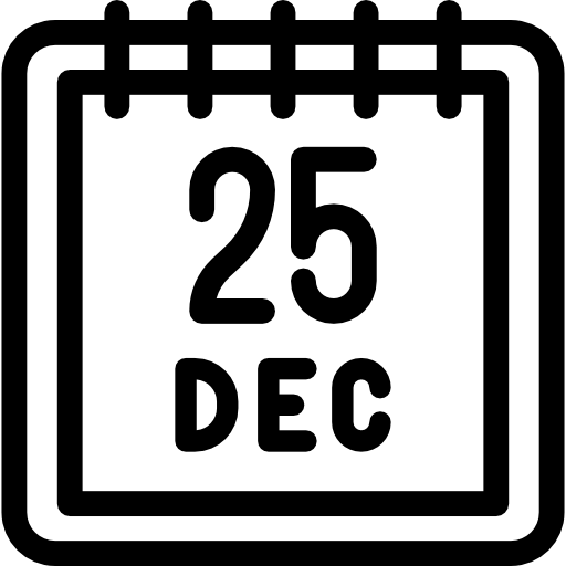 December 25 Special Lineal icon