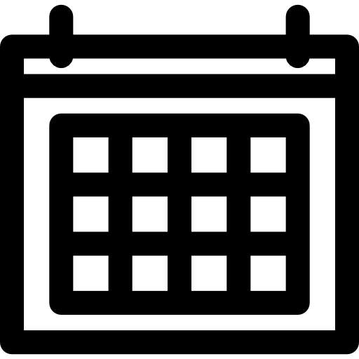 calendario escolar icono gratis