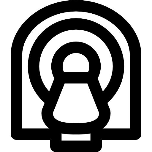 Magnetic resonance imaging Basic Rounded Lineal icon