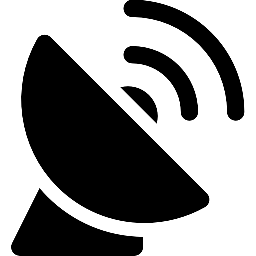 antena parabólica icono gratis