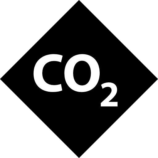 signo de co2 icono gratis