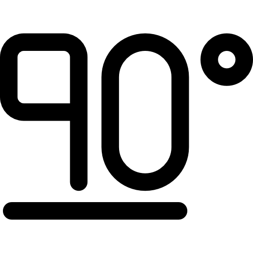 90 Degrees - Free shapes icons