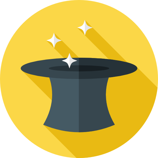 sombrero de mago icono gratis