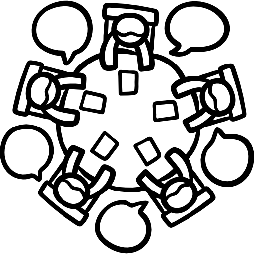 reunión icono gratis