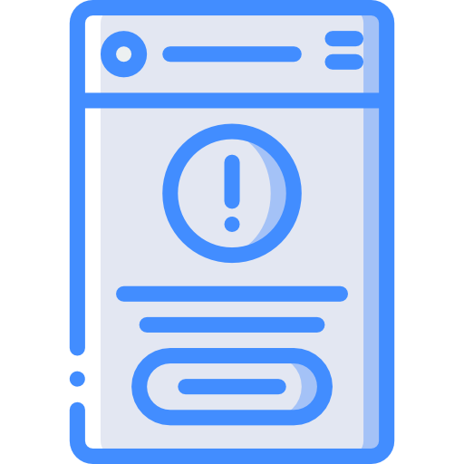 Smartphone Basic Miscellany Blue icon