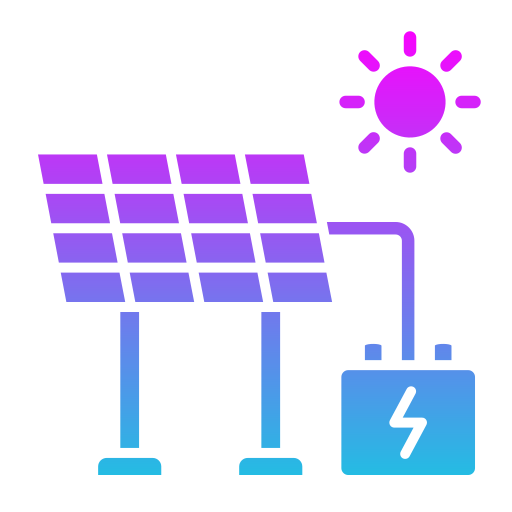 energía solar icono gratis