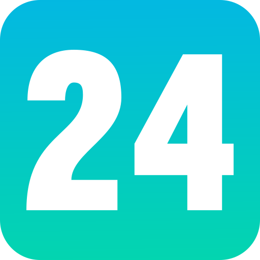 Number, 24 icon - Download on Iconfinder on Iconfinder