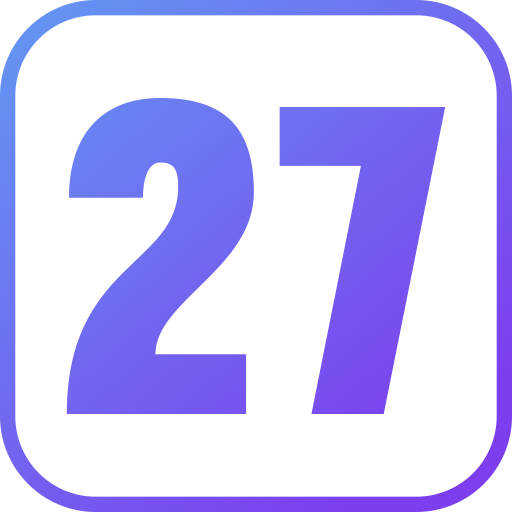 27 Icône gratuit 27 Icône gratuit