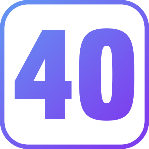 40 Icône gratuit 40 Icône gratuit