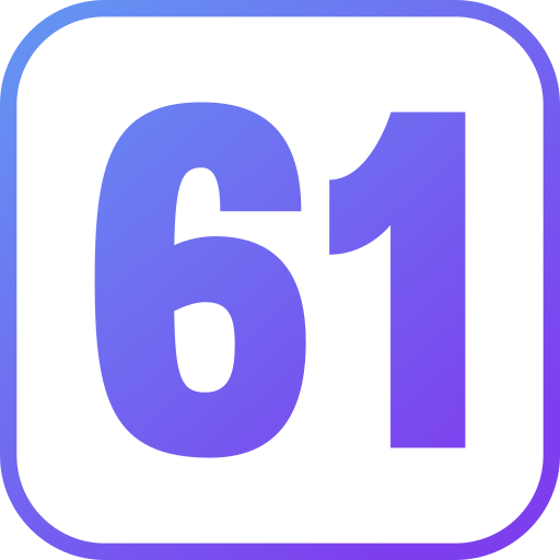 61 Icône gratuit 61 Icône gratuit