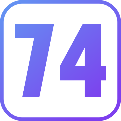 74 Icône gratuit 74 Icône gratuit