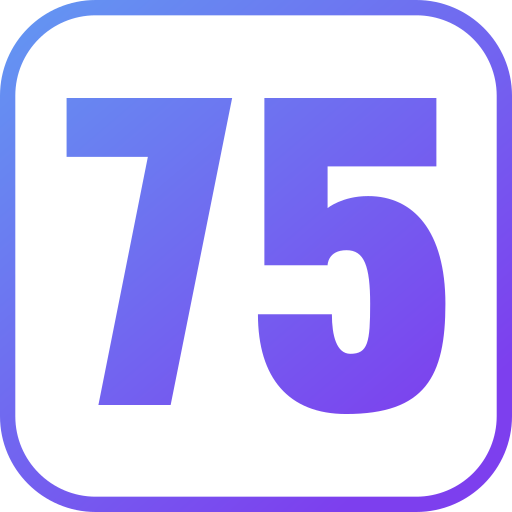 75 Icône gratuit 75 Icône gratuit