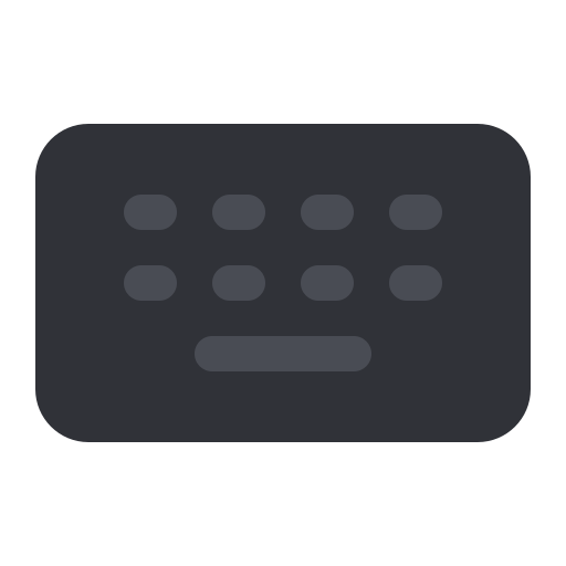 Keyboard Generic color fill icon