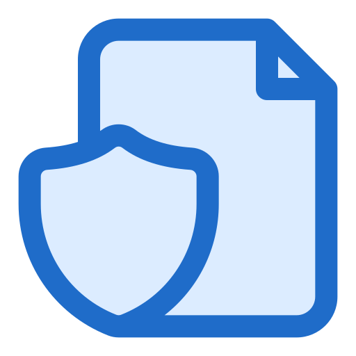 seguridad de archivos icono gratis