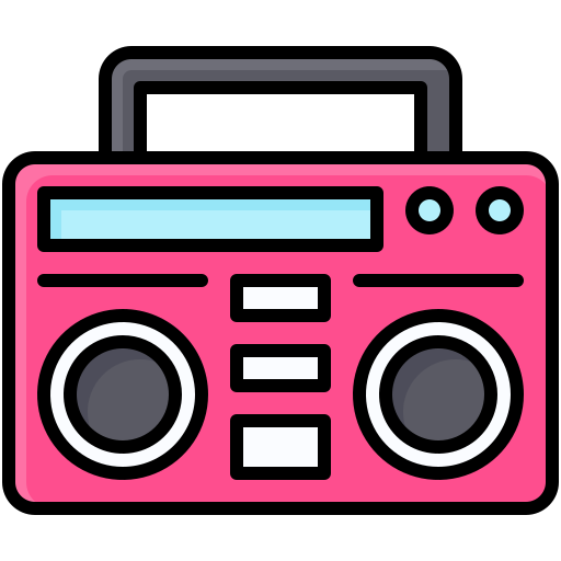 Boombox Generic color lineal-color icon