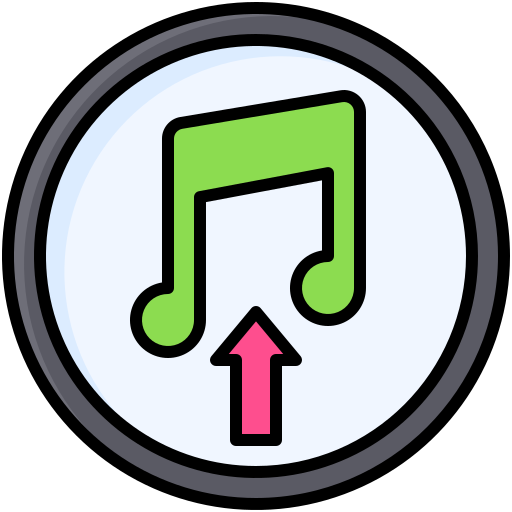 subir música icono gratis