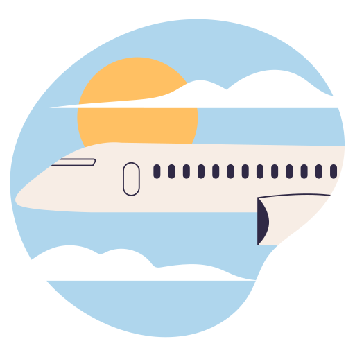 Flugzeug-Sticker – kostenlose reise-Sticker